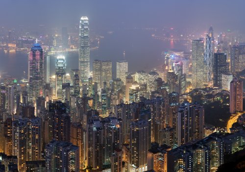 Picture of Hong Kong's skyline