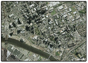  Ahhhh... Brick City, our fairful city is home to many super-folk(tm) that have the power of flight - so we call this a Super-Guy-View from above.