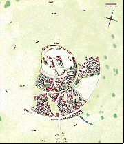 A crudely drawn map of Dern's Hold - Full Sized