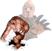 a field artist representation of the Moleoid creatures