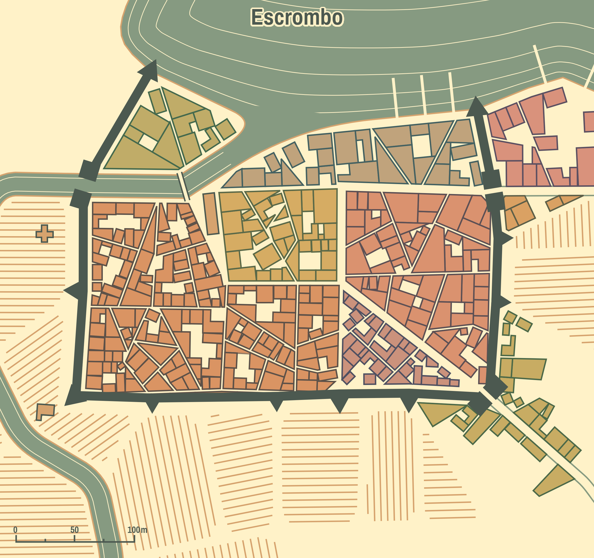Mapa Escrombo