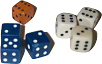 5d6: five six-sided dice